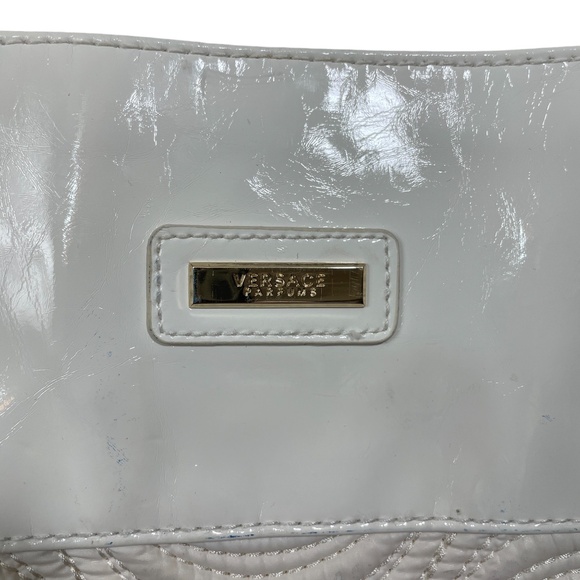 Versace Parfume Snow White Bag 17 x 15 x 4 w/ Keychain Slight Stains Inside - Picture 2 of 11